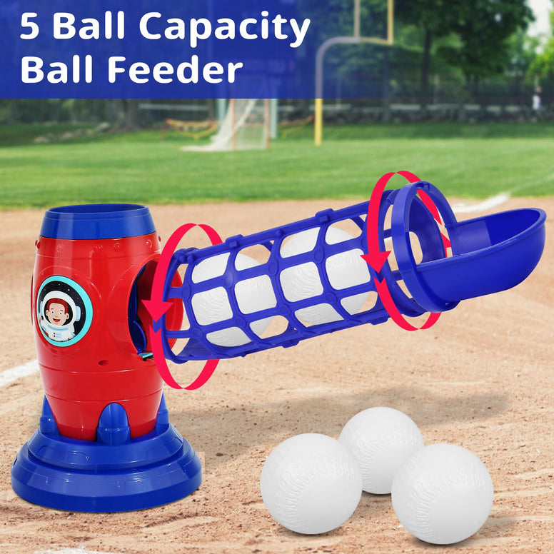 LZZAPJ T Ball Sets for Kids 5-8,Tee Ball Set with Plastic Baseball Bat,Toddler Baseball Game Sports & Outdoors Toys, Baseball Training Equipment for Youth 3-5, Tball Set Gifts for Boys Girls 8-12