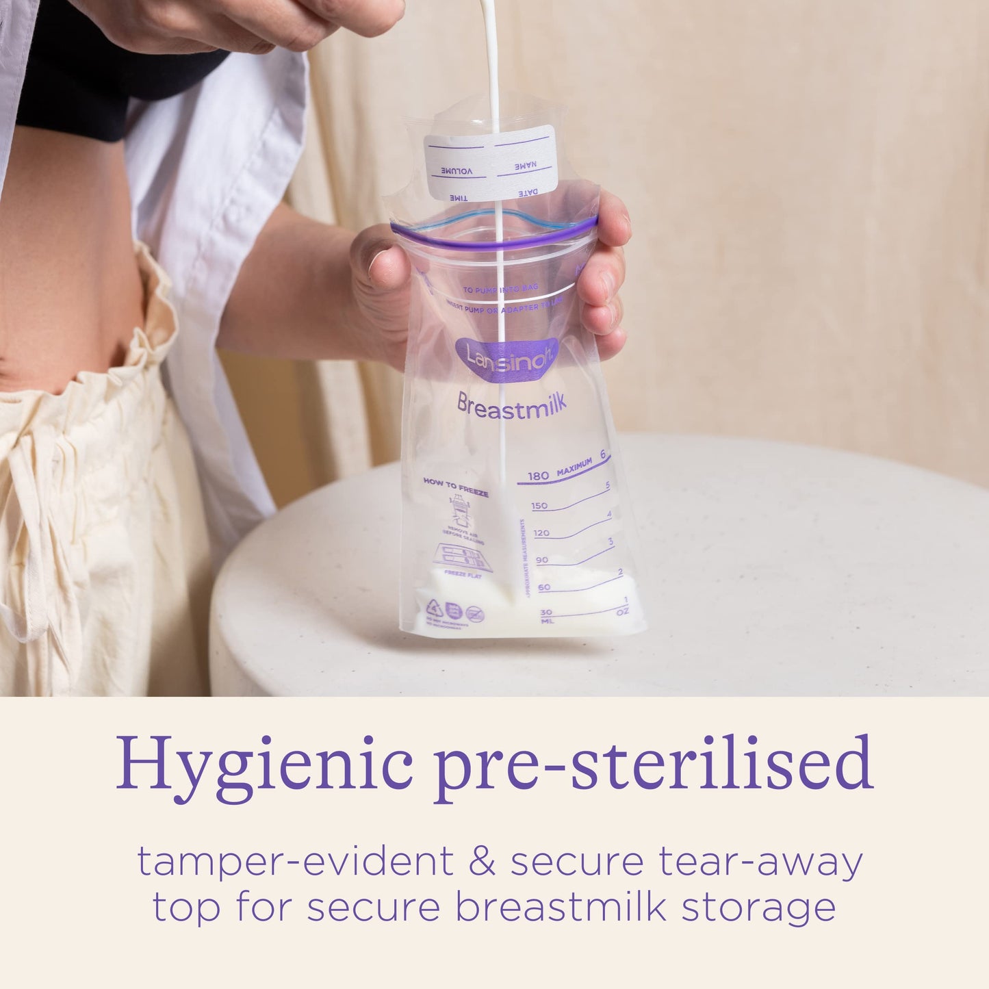 Lansinoh Breast Milk Storage Bags 50-Count