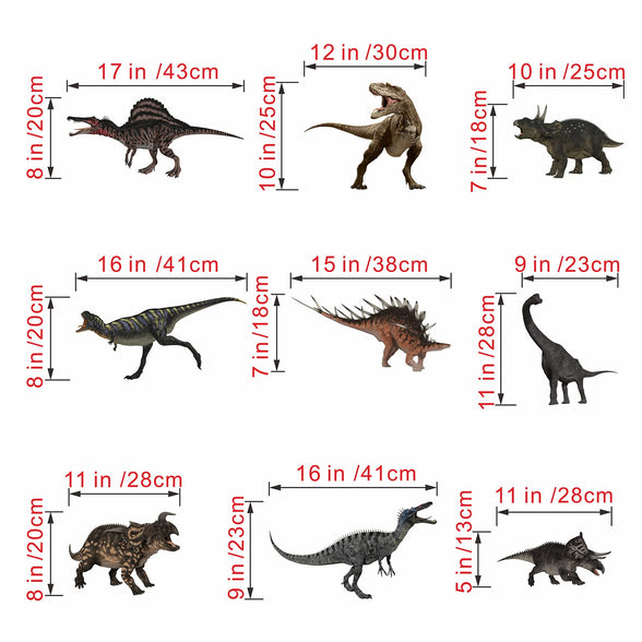 ملصقات جدارية لديناصور لغرف النوم والأولاد ملصقات جدارية لغرف الأطفال ملصقات جدارية ثلاثية الأبعاد تصنعها بنفسك حيوانات دينو عالمية ملصق جداري لغرفة الأطفال وخلفية غرفة المعيشة ديكور جداري قابل للإزالة