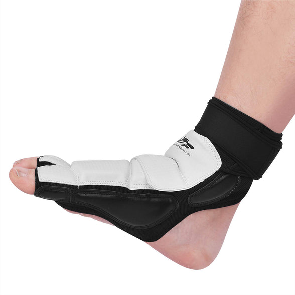 Taekwondo Foot Protector Gear, Ankle Brace Support Pad Feet Guard for MMA UFC Martial Arts Fight Training Sparring Kung Fu Kickboxing,Tae Kwon Do Feet Protective TKD Foot Gear for Men Women Kids
