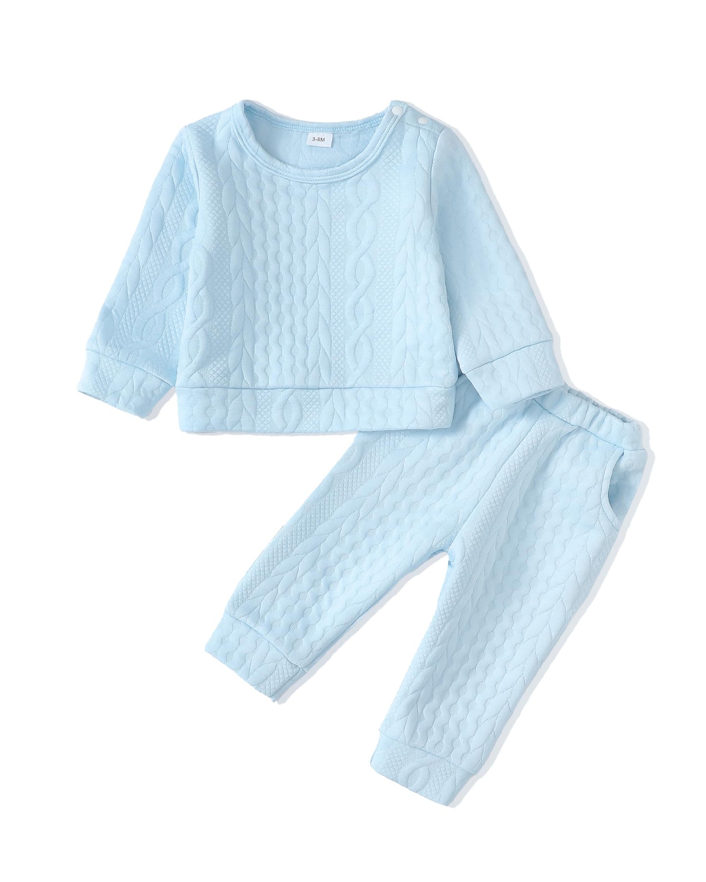 Renotemy Newborn Infant Baby Girl Clothes Outfits Fall Winter Long Sleeve Sweatshirts Pants Cute Baby Girl Outfits Set