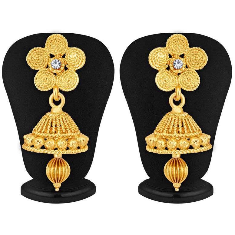 Sukkhi Stylish Gold Plated Wedding Jewellery Kundan Multi-String Necklace Set For Women (3250Ngldpkn1000)