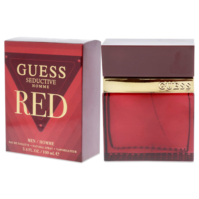 Guess Seductive Red Men/Homme Eau de Toilette Cologne Spray For Men, 1.0 Fl. Oz.