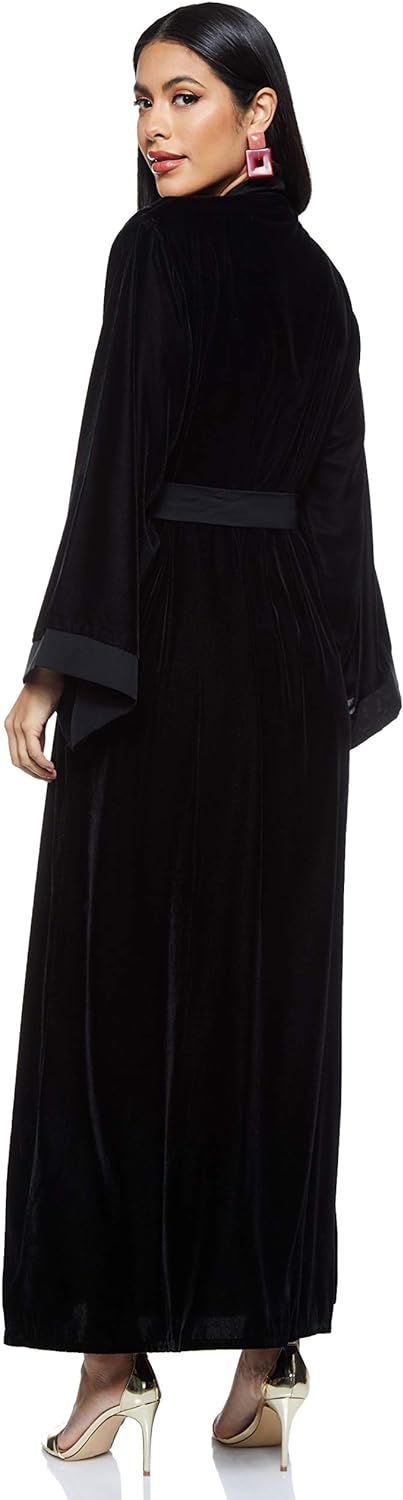 Nukhbaa Womens Abaya Made With Fine Fabric, Comes With Matching Hijab AJ117A Abaya (pack of 5)