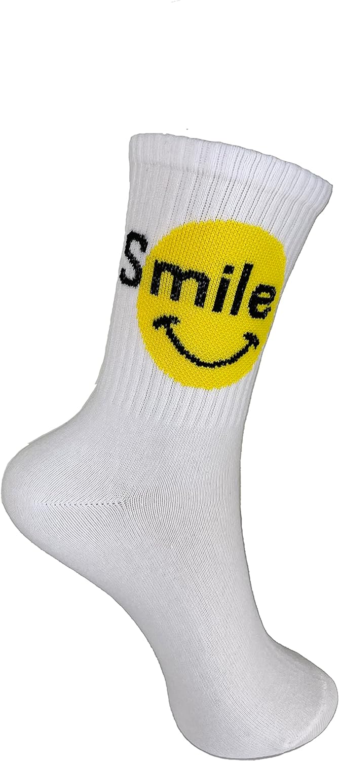 SickSock Funny White Gym Socks