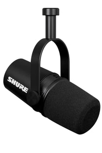Shure Mv7X, Professional Podcast Microphone, Dynamic Audio Recording, Universal XLr Compatible, Ideal For Pc Gaming & Live Streaming, Black