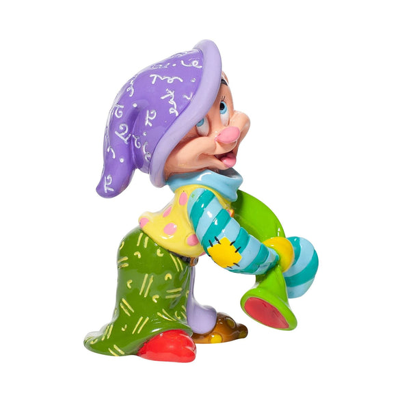 Enesco disney by romero britto snow white and the seven dwarfs dopey miniature figurine, 4.7 inch, multicolor