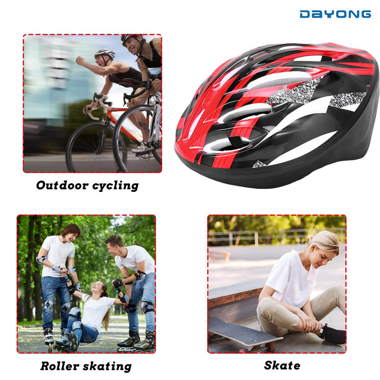 DAYONG Lightweight Bike Helmet for Men and Women, Comfortable Mountain & Road Bike Helmet, Adjustable Bicycle Helmet for Adult Cycling