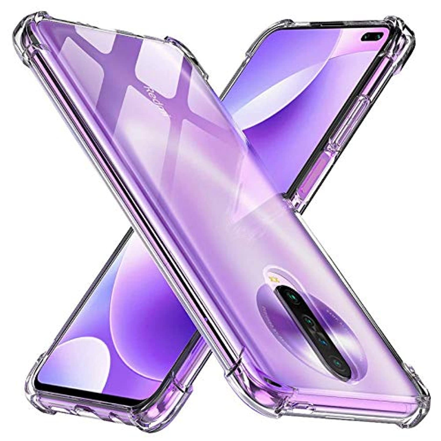 Xiaomi Redmi K30 / K30 5G / Xiaomi Poco X2 Case Cover Flexible Bumper With Reinforced Corners Transparent Protective Case For Xiaomi Redmi K30 / K30 5G / Xiaomi Poco X2 (Clear) By Nice.Store.Uae