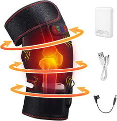 COOLBABY Graphene Heated Massage Kneepad USB Portable Electric Heated Massage Kneepad Thermal Compress Warm Knee Massager