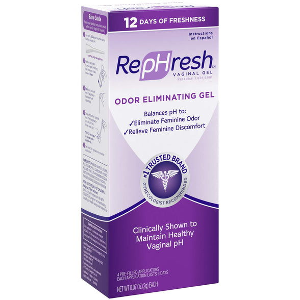 RepHresh Vaginal Gel, 0.07 Oz, 4 Count