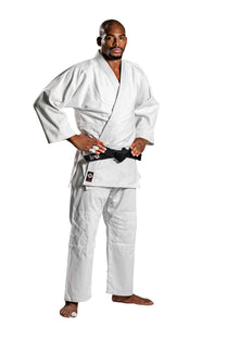 Ronin Judo Gi - Professional Made Martial Arts Uniform - Single Weave Bleach Kimono - Perfect for Competition or Training + White Belt