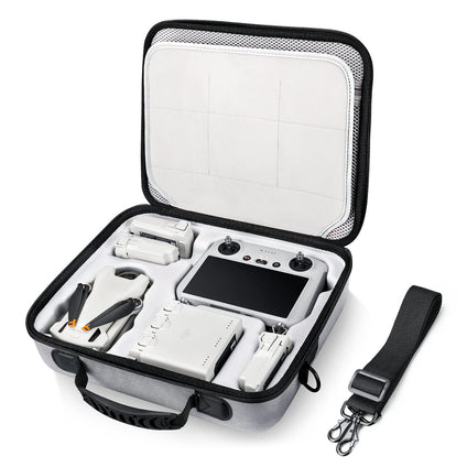 Lykus 2023 Spartan MM300 Carrying Bag Case for DJI Mini 3 Pro/DJI Mini 3, Fit RC Lanyard and up to 7 Batteries [CASE ONLY]