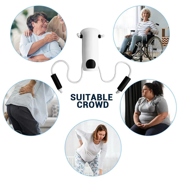 Socks Helper with Foam Handles, Sock Helper and 31" Adjustable CordsSock Tool, Aid Tool Assist for Elderly, Disabled, Pregnant, Diabetics - Pulling Assist Device - Socks Helper