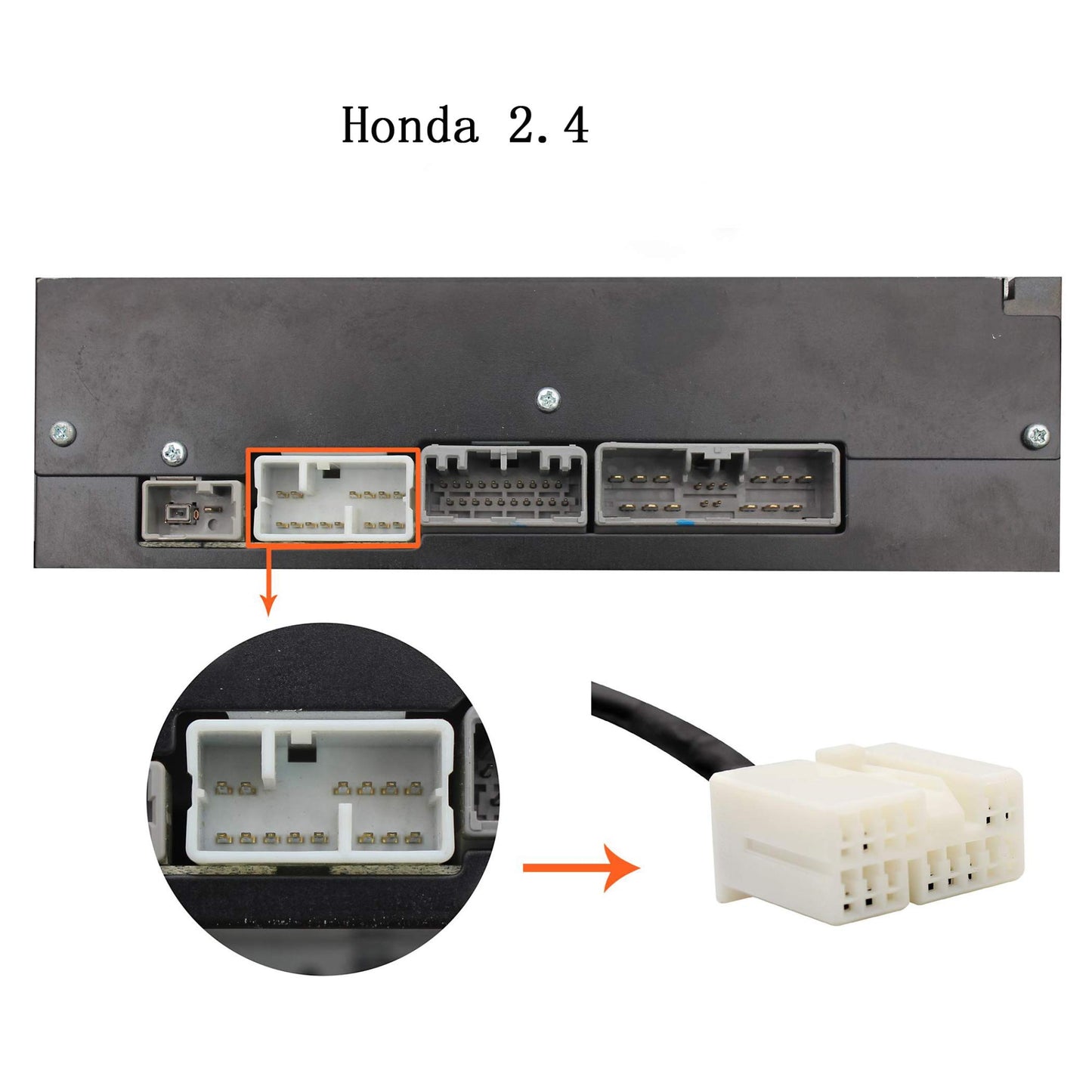 Aux Adapter,Yomikoo USB AUX in Adapter Car Stereo Digital Cd Changer 3.5mm Aux Interface for Honda 2.4 2003-2011 Accord 2002-2011 City 2005-2011 CRV 2006-2011 Civic 2005-2011 Odyssey 2002-2011 Fit