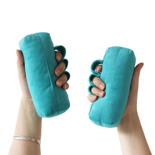 Palm Grip Cushion for Finger Contracture, Hand and Finger Contracture Cushions, Palm Protector for Prevent Nails from Scratching The Palms, Fingers Separator for Finger Spasms, (Green)