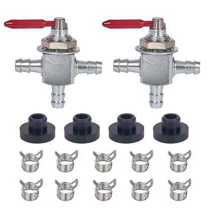 Mikatesi 2Pack Two-Way Cut-Off Fuel Valves Kit Replaces For Scag 2-Way 1/4