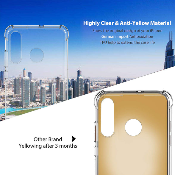 Case For Huawei Nova 5T/ Honor 20,Ultra [Slim Thin] Scratch Resistant Tpu Rubber Soft Skin Silicone Protective Cover 20 (Clear)