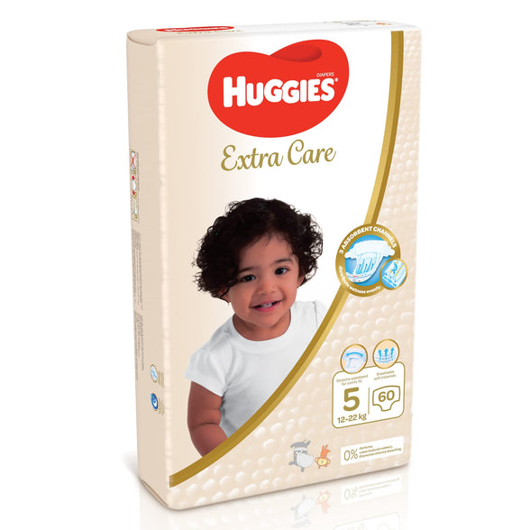 Huggies Extra Care Diaper Size 5, 12-22kg 60pcs