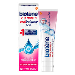 (1.5) - Biotene OralBalance Moisturising Gel Flavour-Free, Alcohol-Free, for Dry Mouth, 45ml (Packaging May Vary)