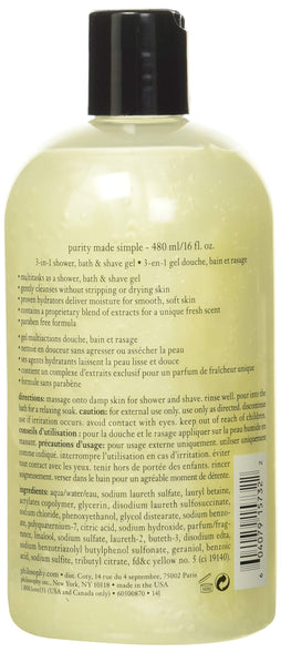 purity body cleanser 16 Oz.