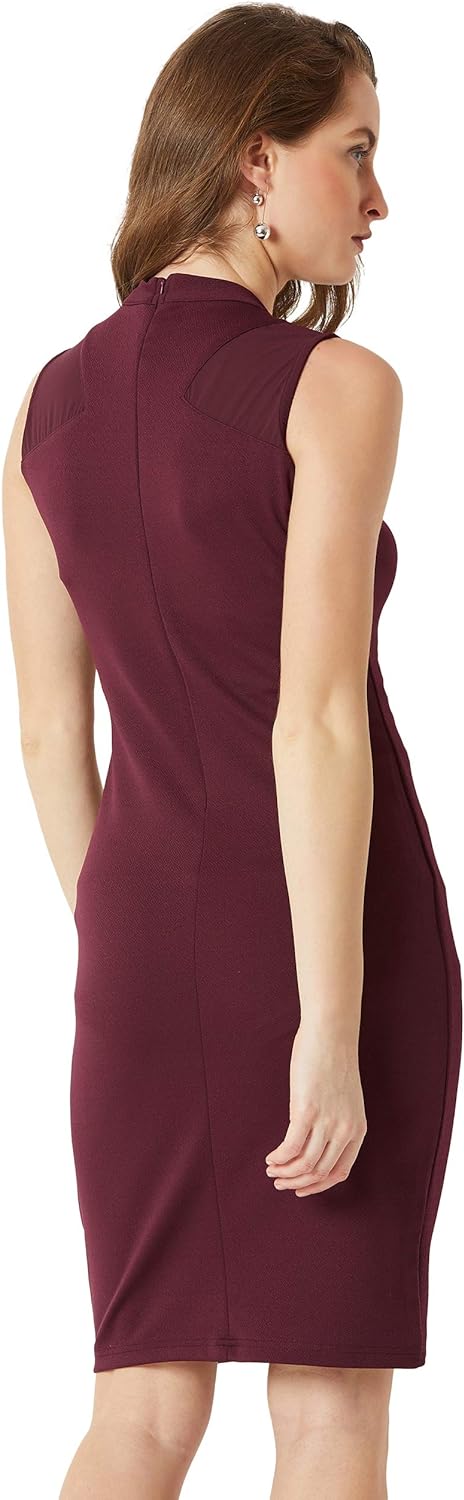 Miss Olive Women's Bodycon Knee-Length Dress