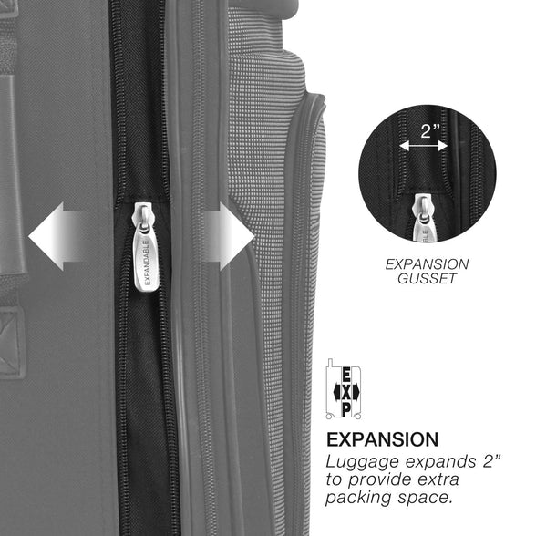 Travel Select Amsterdam Expandable Rolling Upright Luggage