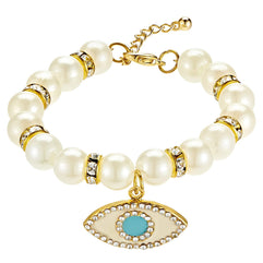 Alwan Gold Plated Bracelet for Women - EE1431WW