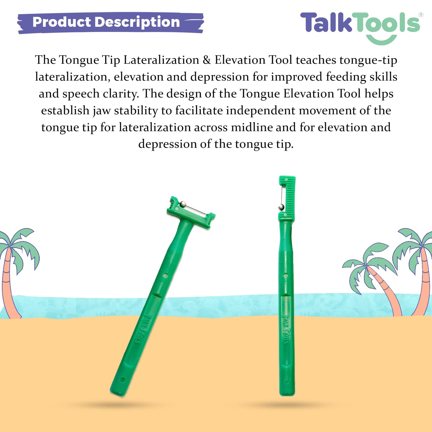 TalkTools Tongue Tip Lateralization & Elevation | Improves Feeding Skills and Speech Clarity | Promotes Tongue Tip Independent Movements from the Jaw