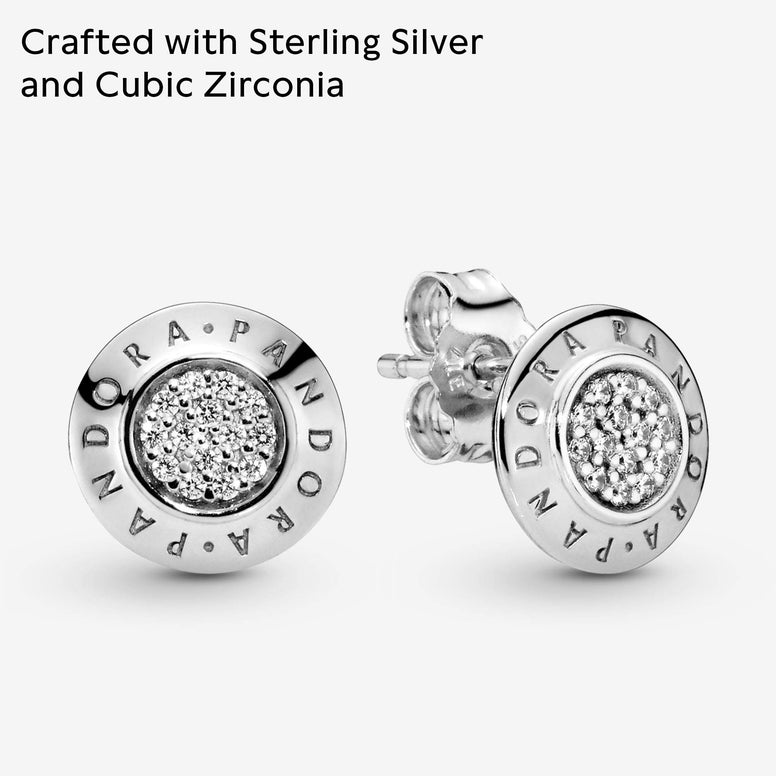 Pandora Women's 925 Sterling Silver Cubic Zirconia Earrings (290559CZ)
