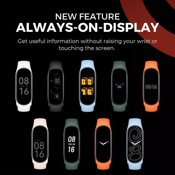 Xiaomi Mi Band 7 Smart Bracelet 6 Color AMOLED Screen Miband Blood Oxygen Fitness Traker Bluetooth Waterproof CN version, black, Band7