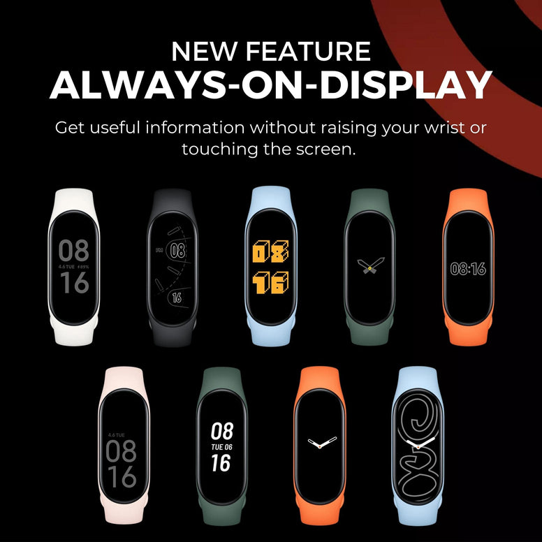 Xiaomi Mi Band 7 Smart Bracelet 6 Color AMOLED Screen Miband Blood Oxygen Fitness Traker Bluetooth Waterproof CN version, black, Band7