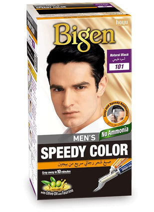Bigen Men's Speedy Color - 101 Natural Black