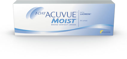 1-Day Acuvue Moist Contact Lens - 30 Pack, Clear, -5