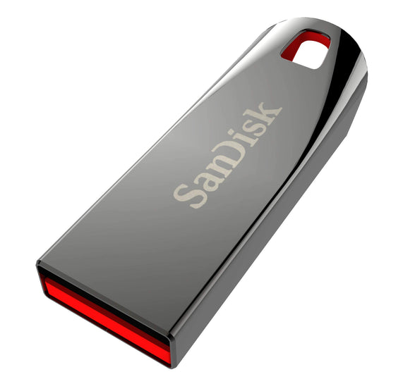 Sandisk CRUZERFORCE-64GB-SL Cruzer Force USB Flash Drive - 64GB- Silver (Pack of1)