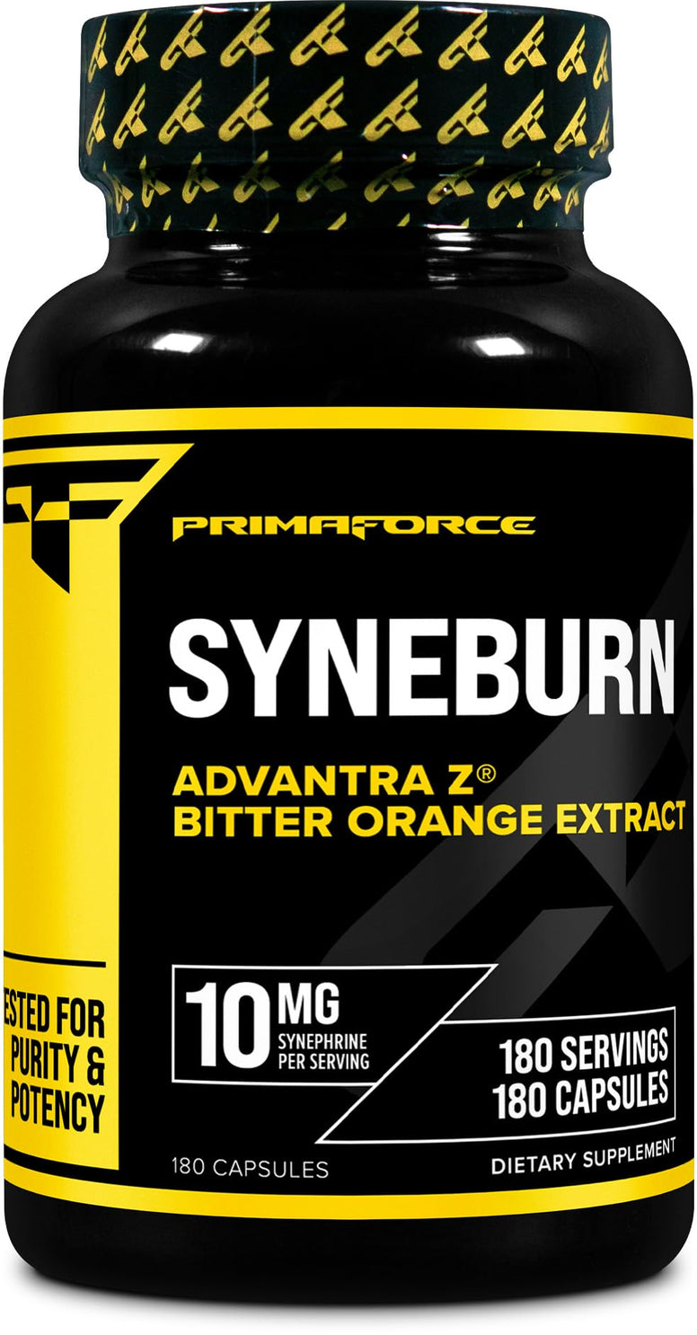 PrimaForce Syneburn Supplement, 180 Capsules – Synephrine from ADVANTRA Z