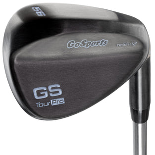 GoSports Tour Pro Golf Wedges – 52 Gap Wedge, 56 Sand Wedge and 60 Lob Wedge in Satin or Black Finish (Right Handed)