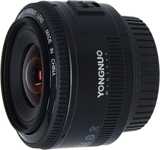 YONGNUO YN35mm F2 Lens 1:2 AF/MF Wide-Angle Fixed/Prime Auto Focus Lens for Canon EF Mount EOS Camera Black