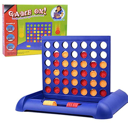 COOLBABY Connect 4 Game Children'S Educational Board Toys Baby Kids Math Toy Gift, One Size