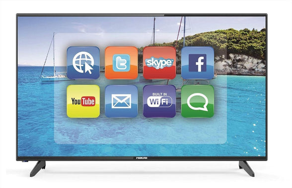 Nikai 43 Inch Full HD LED Smart TV, Black, NTV4300SLED