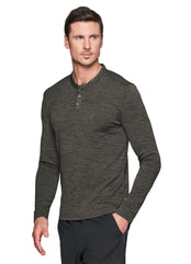 Avalanche Men's Hiking Top Athletic Breathable Everyday Crewneck Long Sleeve Tee