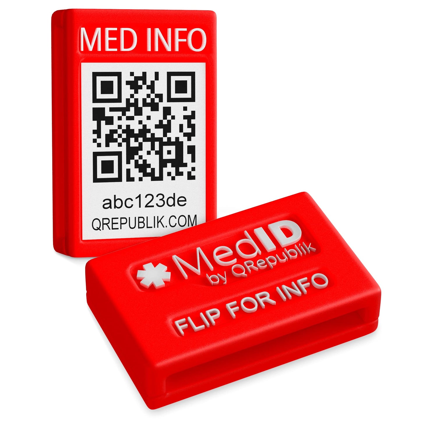Medical Alert ID Sleeve Red