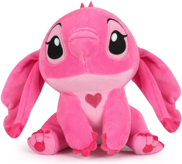 Tigiemap 8 Inch Stitch Plush, Pink Stitch Alien Monster Plush Soft Huggable Stuffed Animal Plushies Pillow Room Decorat Gift for Kids Toys Boys and Girls