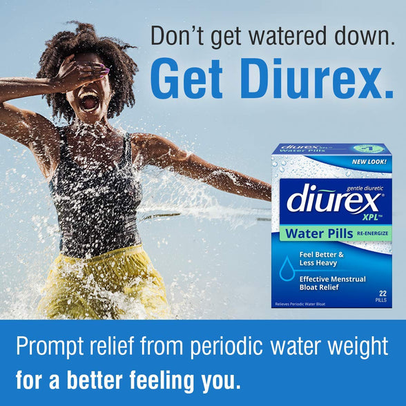 Diurex Water Pills, 22 Count Pack of 6)