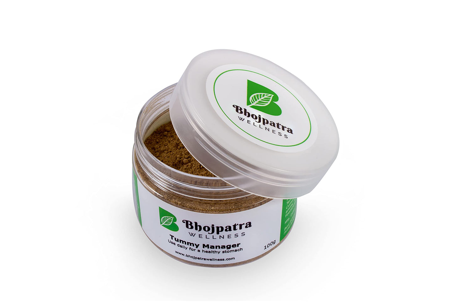 Bhojpatra Organic Triphala Powder - Tummy Manager Herbal Digestive Blend Powder with Best Aftertaste, Non-Bitter Formula - 100g