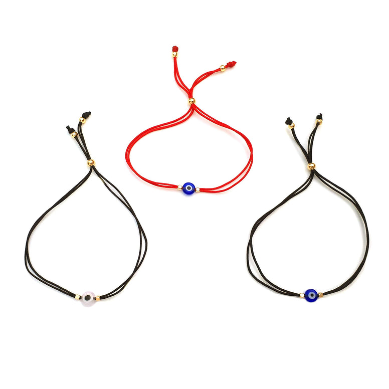 Alwan Set of 3 Evil Eye Bracelets for Women - EEA0020ST3