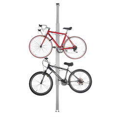 RAD Cycle Aluminum Bike Stand Bicycle Rack Storage or Display Holds Two Bicycles