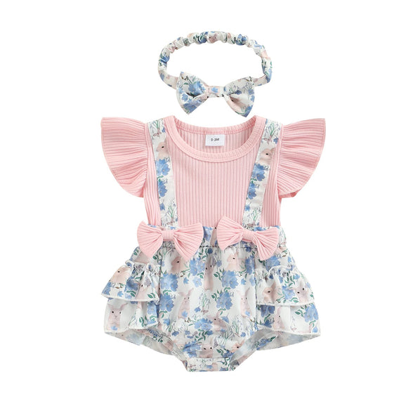 Socutebabe baby-girls Socu58188 Baby Girl Romper 6-9 Months