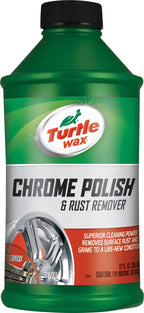 Turtle Wax Liquid Chrome Polish, T280, H6.6 X W14.6 X D6.6 Cm, T-280Ra, T280Ra, 12 Ounces