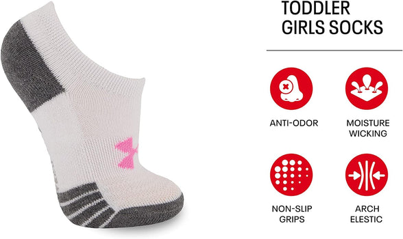 Under Armour girls Multi Pack Low Cut Sock Low Cut Sock